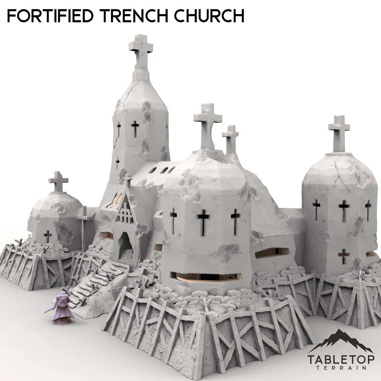 Tabletop Terrain Terrain Fortified Trench Church