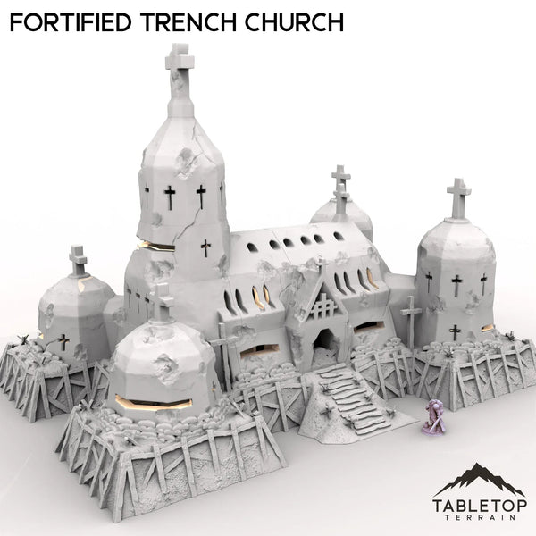 Tabletop Terrain Terrain Fortified Trench Church