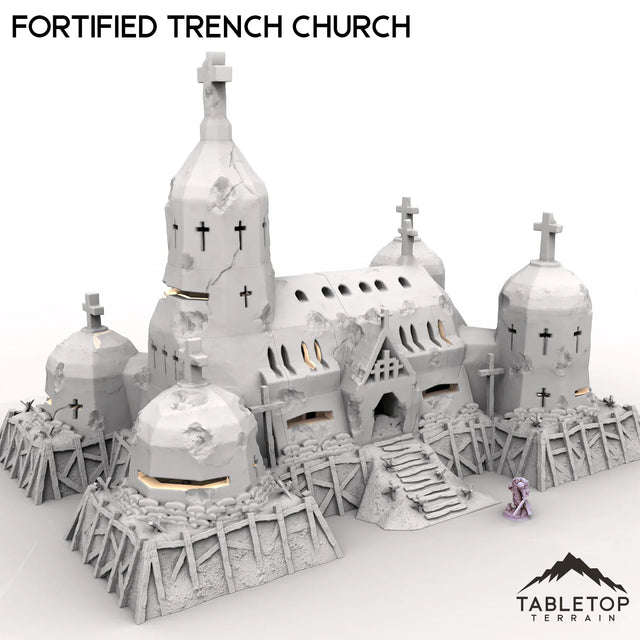 Tabletop Terrain Terrain Fortified Trench Church