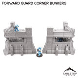 Tabletop Terrain Terrain Forward Guard Corner Bunker Pair