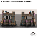 Tabletop Terrain Terrain Forward Guard Corner Bunker Pair