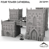 Tabletop Terrain Terrain Four Tower Cathedral - Caelum Turrim #1