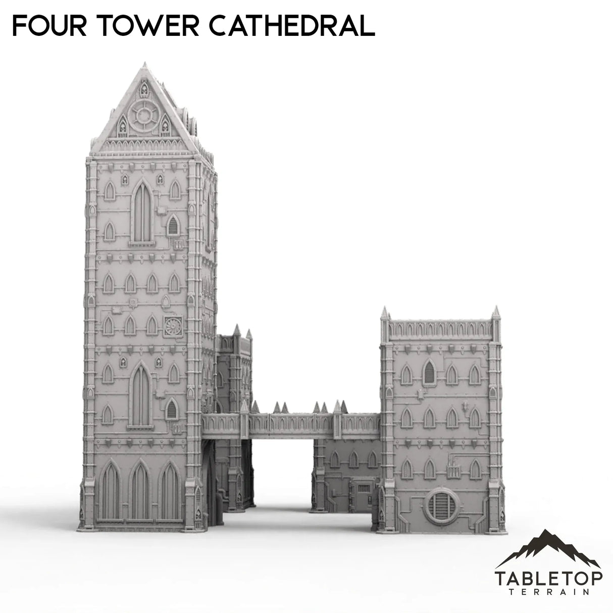 Tabletop Terrain Terrain Four Tower Cathedral - Caelum Turrim #1