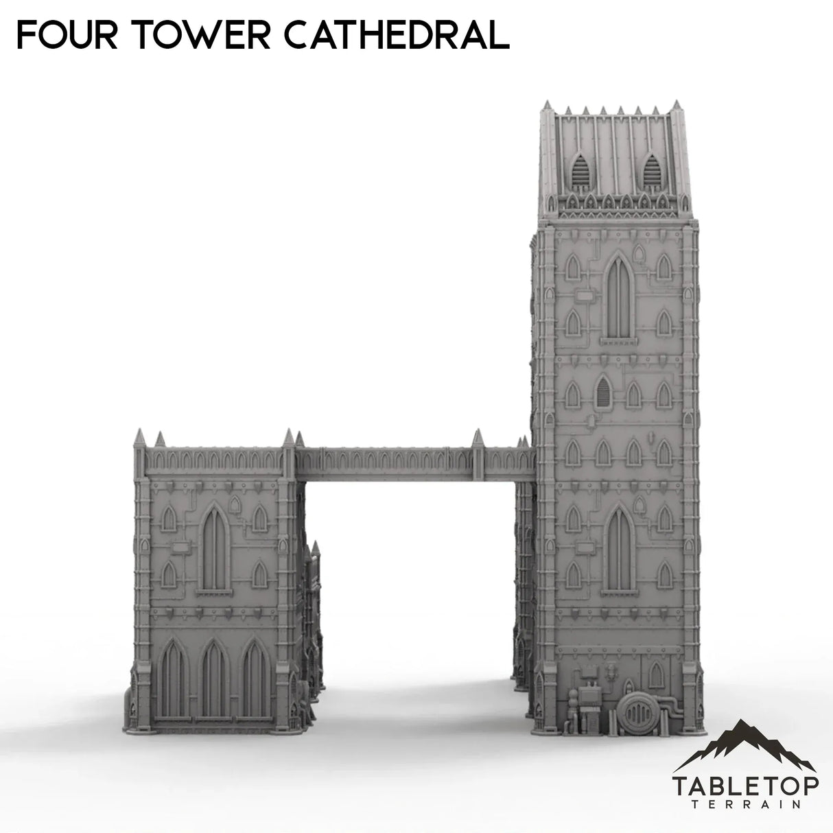 Tabletop Terrain Terrain Four Tower Cathedral - Caelum Turrim #1