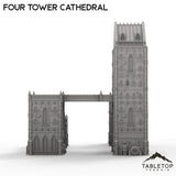 Tabletop Terrain Terrain Four Tower Cathedral - Caelum Turrim #1