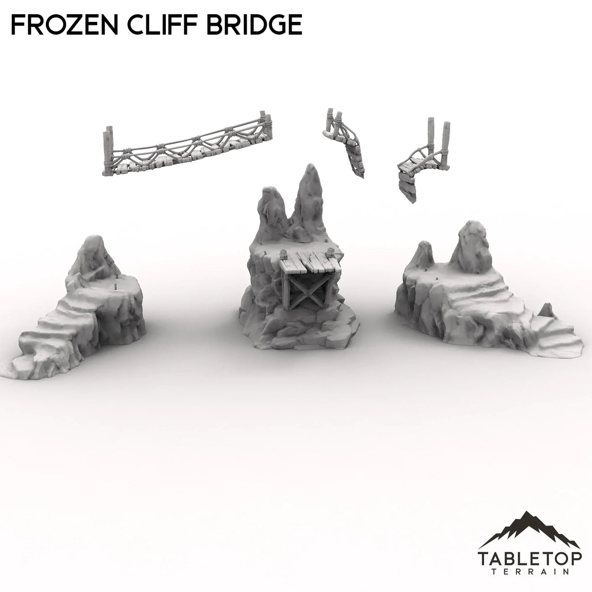 Tabletop Terrain Terrain Frozen Cliff Bridge