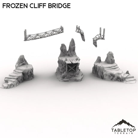 Tabletop Terrain Terrain Frozen Cliff Bridge