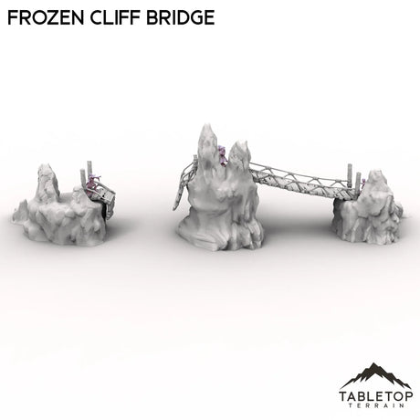 Tabletop Terrain Terrain Frozen Cliff Bridge