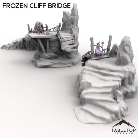Tabletop Terrain Terrain Frozen Cliff Bridge