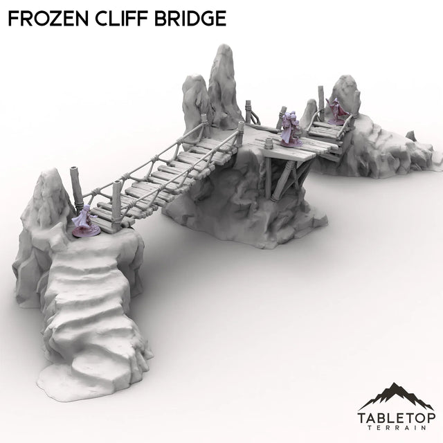 Tabletop Terrain Terrain Frozen Cliff Bridge