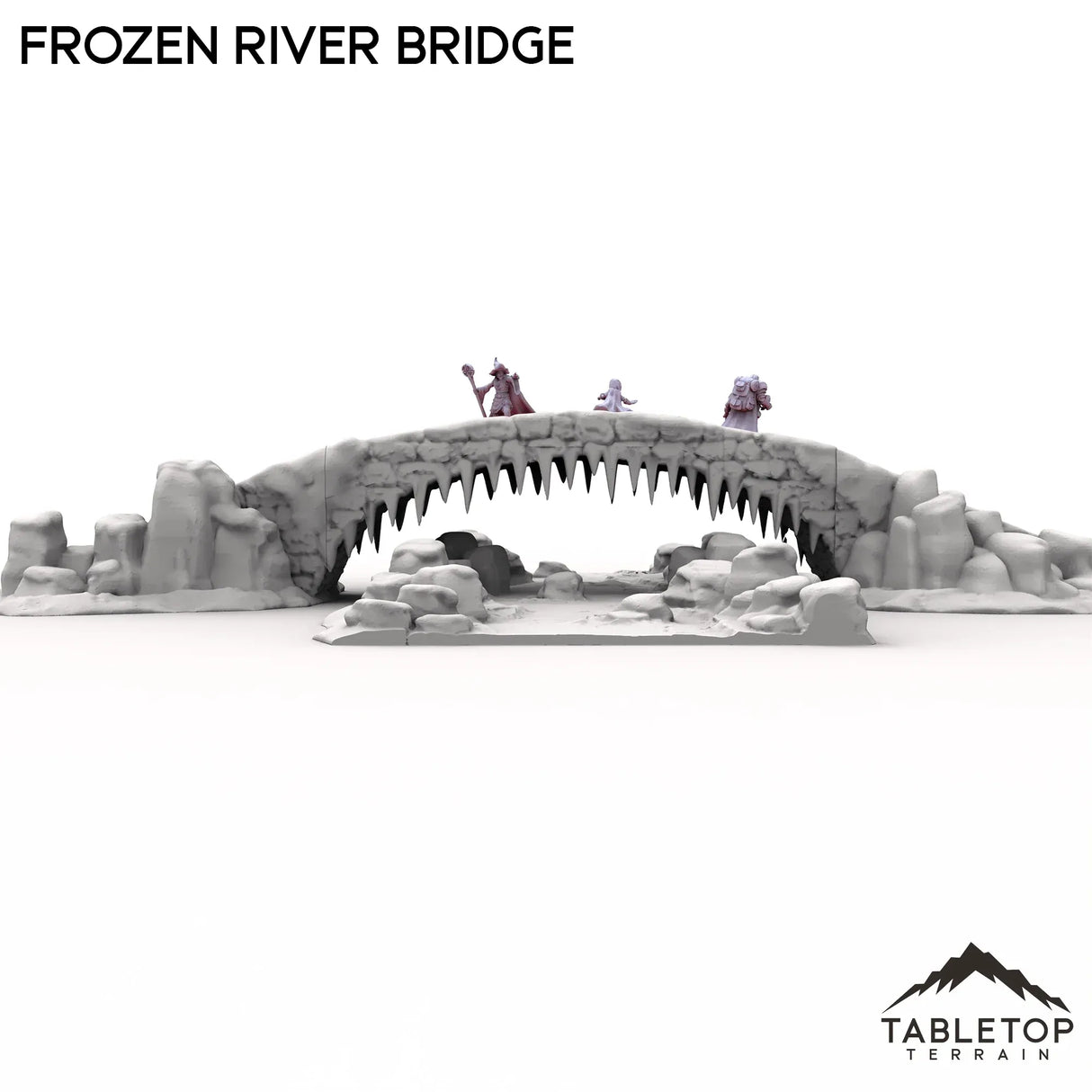 Tabletop Terrain Terrain Frozen River Bridge