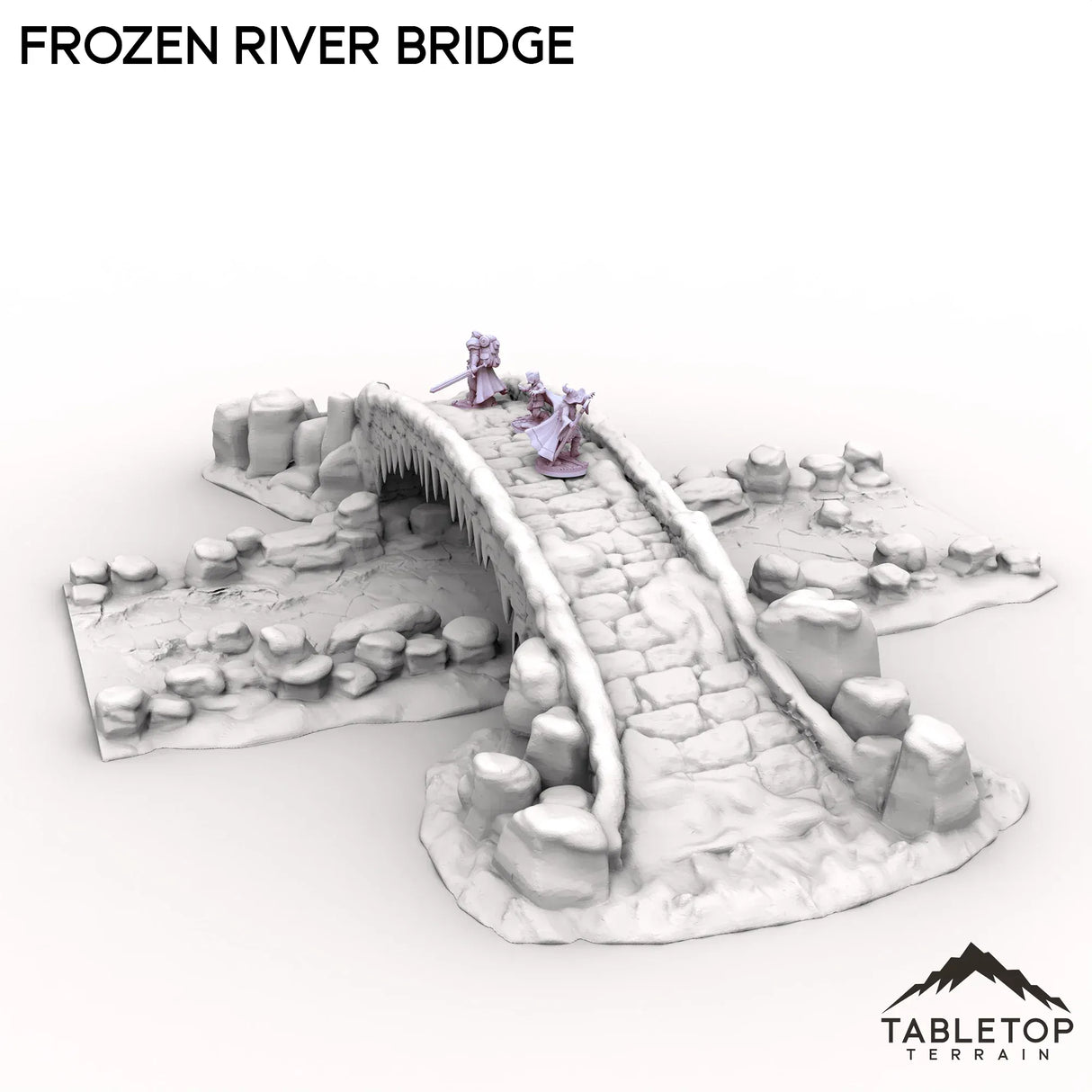 Tabletop Terrain Terrain Frozen River Bridge