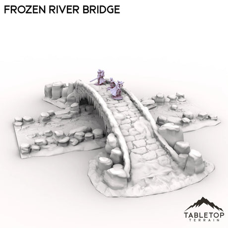 Tabletop Terrain Terrain Frozen River Bridge
