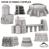 Tabletop Terrain Terrain Full Set / 28/32mm Vatar XI Mining Complex - Space Dwarf Terrain