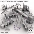 Tabletop Terrain Terrain Full Set / 32mm Caeleth, Desecrated Sanctuary