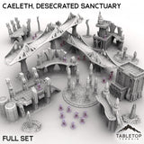 Tabletop Terrain Terrain Full Set / 32mm Caeleth, Desecrated Sanctuary