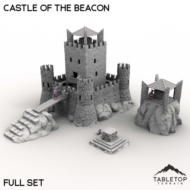 Tabletop Terrain Terrain Full Set / 32mm Castle of the Beacon