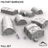 Tabletop Terrain Terrain Full Set / 32mm Military Barracks