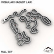 Tabletop Terrain Terrain Full Set / 32mm Modular Maggot Lair