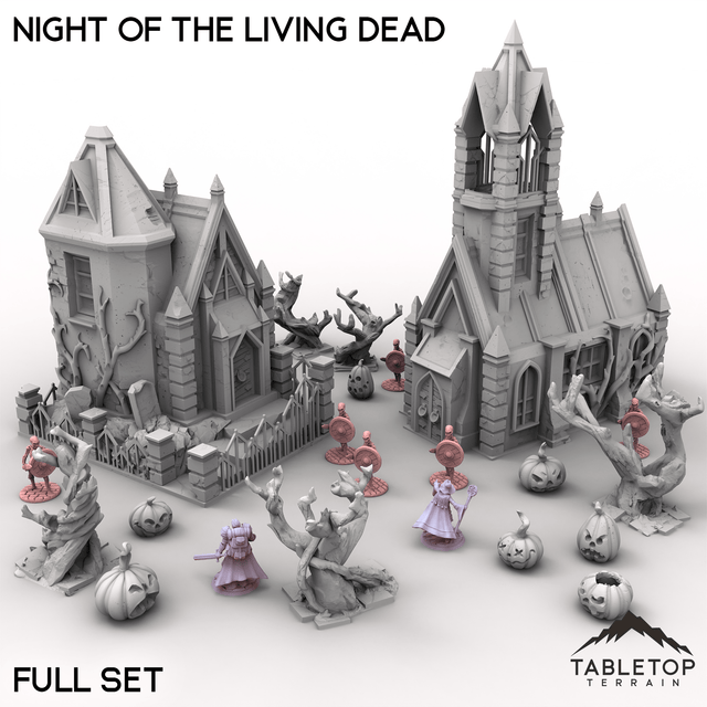 Tabletop Terrain Terrain Full Set / 32mm Night of the Living Dead