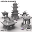 Tabletop Terrain Terrain Full Set / 32mm Oriental Buildings