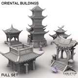 Tabletop Terrain Terrain Full Set / 32mm Oriental Buildings
