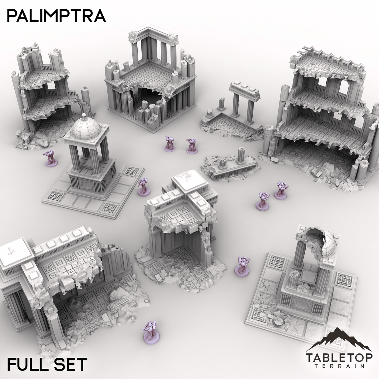 Tabletop Terrain Terrain Full Set / 32mm Palimptra