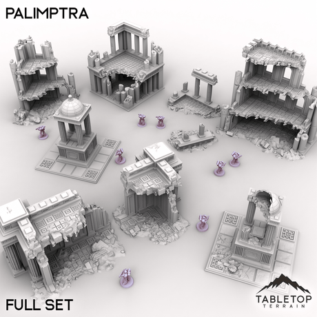 Tabletop Terrain Terrain Full Set / 32mm Palimptra