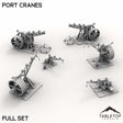 Tabletop Terrain Terrain Full Set / 32mm Port Cranes