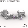 Tabletop Terrain Terrain Full Set / 32mm Reactor Control Stations