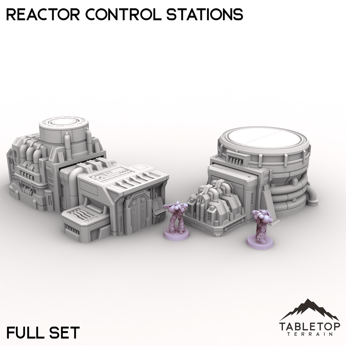 Tabletop Terrain Terrain Full Set / 32mm Reactor Control Stations
