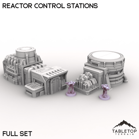 Tabletop Terrain Terrain Full Set / 32mm Reactor Control Stations
