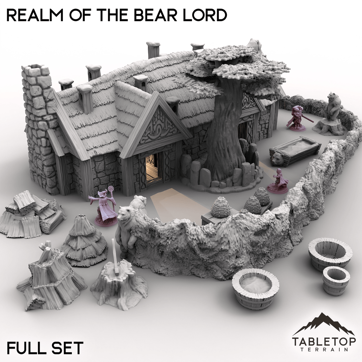Tabletop Terrain Terrain Full Set / 32mm Realm of the Bear Lord
