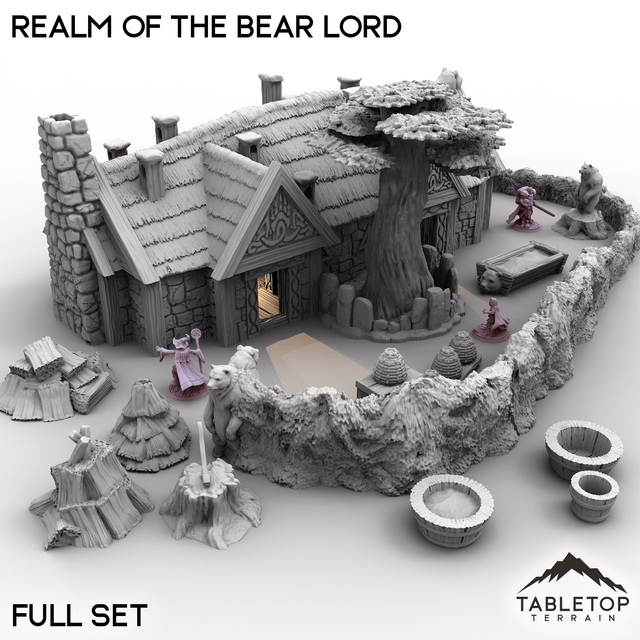 Tabletop Terrain Terrain Full Set / 32mm Realm of the Bear Lord