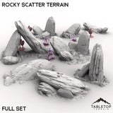 Tabletop Terrain Terrain Full Set / 32mm Rocky Scatter Terrain