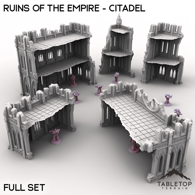 Tabletop Terrain Terrain Full Set / 32mm Ruins of the Empire - Citadel