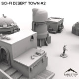 Tabletop Terrain Terrain Full set / 32mm Sci-Fi Desert Town #2