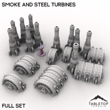 Tabletop Terrain Terrain Full Set / 32mm Smoke and Steel Turbines