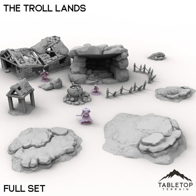 Tabletop Terrain Terrain Full Set / 32mm The Troll Lands