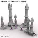 Tabletop Terrain Terrain Full Set / 32mm Umbral Covenant Towers