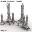 Tabletop Terrain Terrain Full Set / 32mm Umbral Covenant Towers