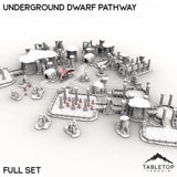 Tabletop Terrain Terrain Full Set / 32mm Underground Dwarf Pathway