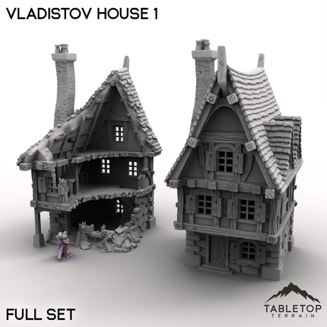 Tabletop Terrain Terrain Full Set / 32mm Vladistov House 1