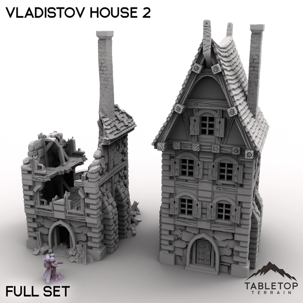 Tabletop Terrain Terrain Full Set / 32mm Vladistov House 2