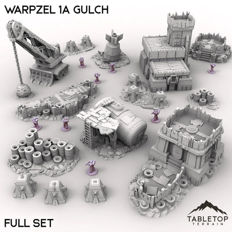 Tabletop Terrain Terrain Full Set / 32mm Warpzel 1A Gulch