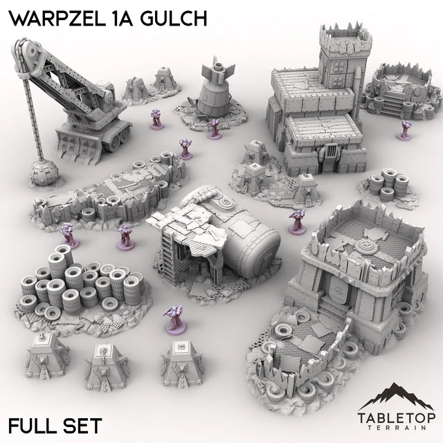 Tabletop Terrain Terrain Full Set / 32mm Warpzel 1A Gulch