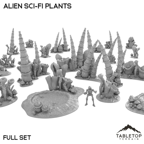 Tabletop Terrain Terrain Full Set Alien Sci-Fi Plants