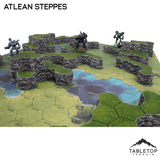 Tabletop Terrain Terrain Full Set Bundle HEXTECH Atlean Steppes Map Hill Sets - 6mm