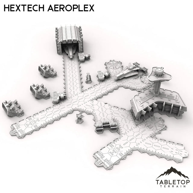 Tabletop Terrain Terrain Full Set HEXTECH Aeroplex - 6mm