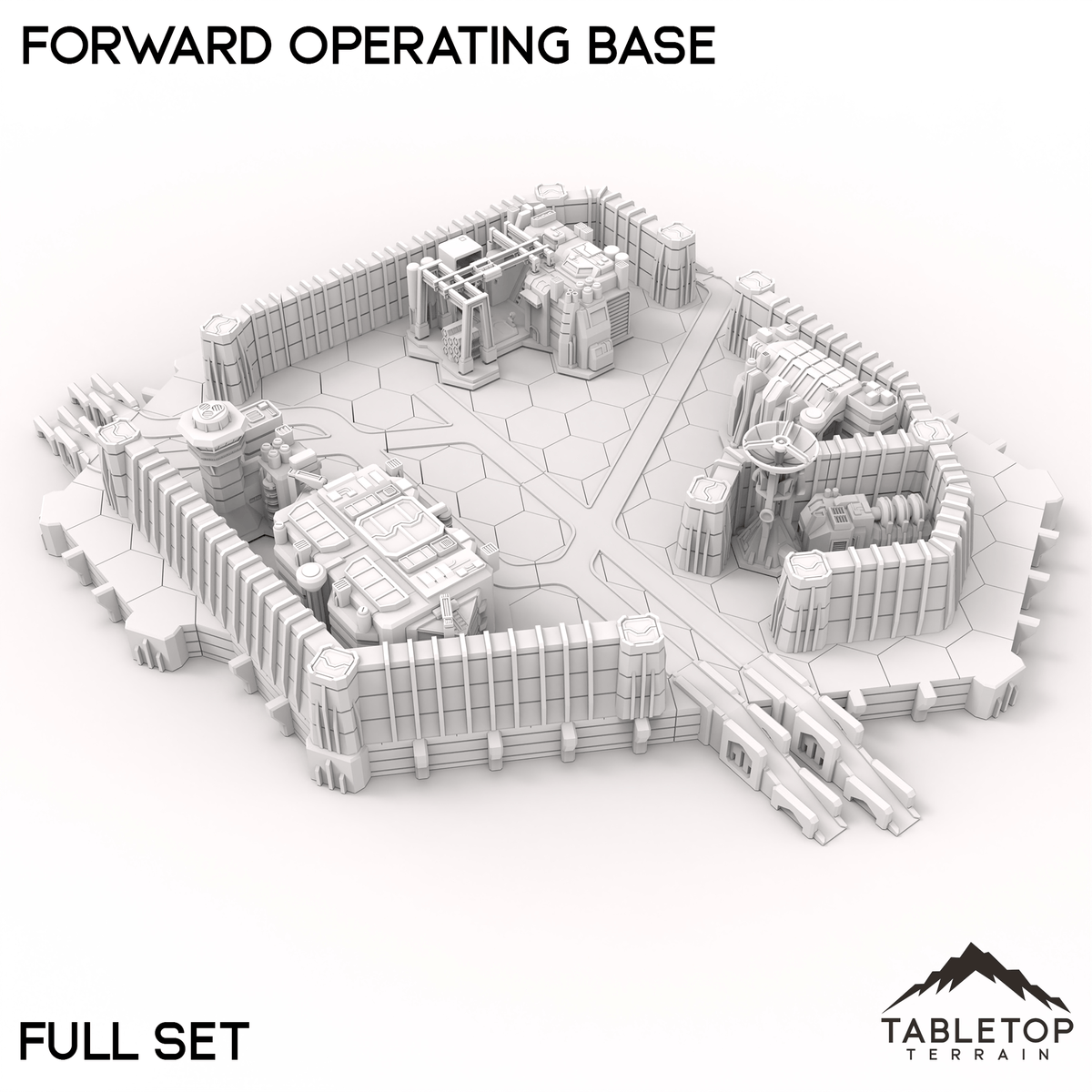 Forward Operating Base Building HEXTECH Forward Operating Base - 6mm – Tabletop Terrain